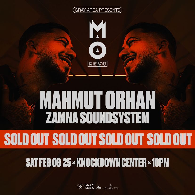 Mahmut Orhan: REVO + Zamna Soundsystem event artwork