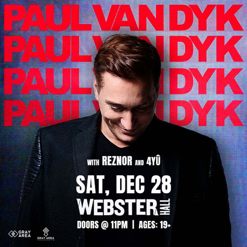 Paul Van Dyk & Guests event artwork