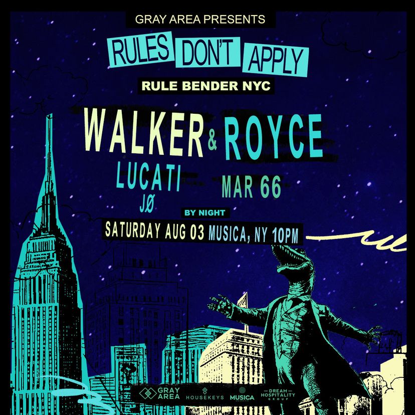 Walker & Royce with Lucati, Mar 66 & JØ event artwork