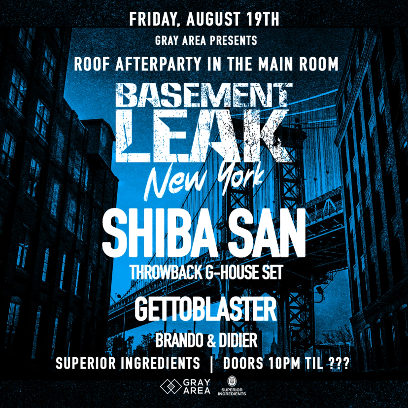 Shiba San (Throwback G-House Set) event artwork
