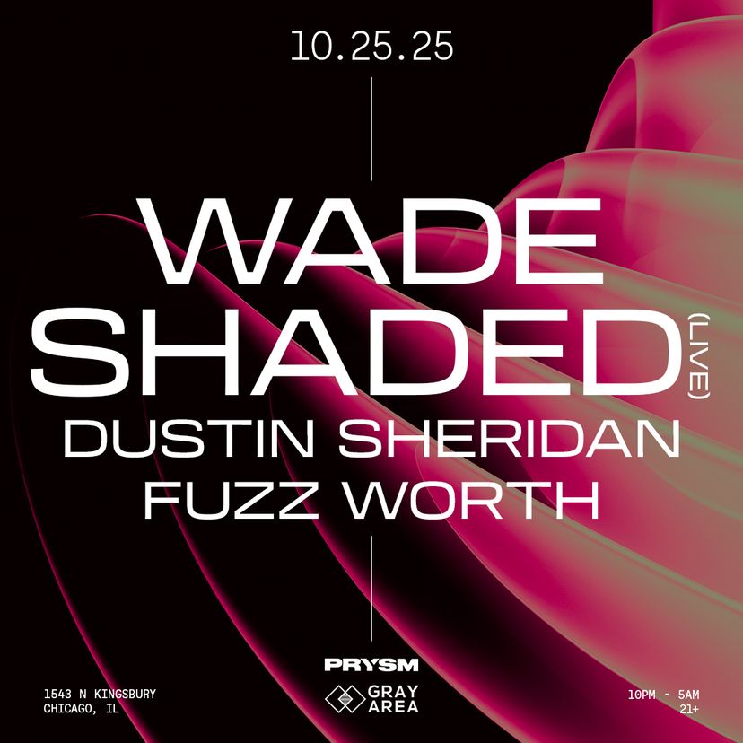 Wade at PRYSM Chicago event artwork