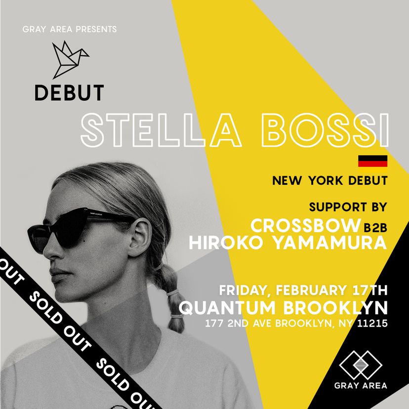 Debut: Stella Bossi NYC event artwork