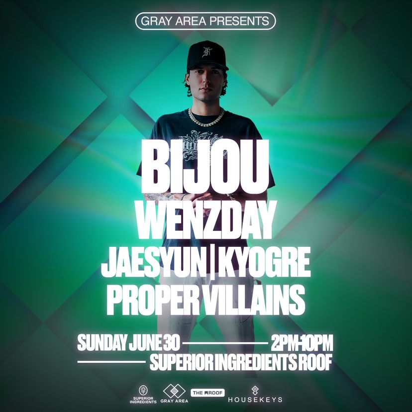 BIJOU w. Wenzday & Guests event artwork