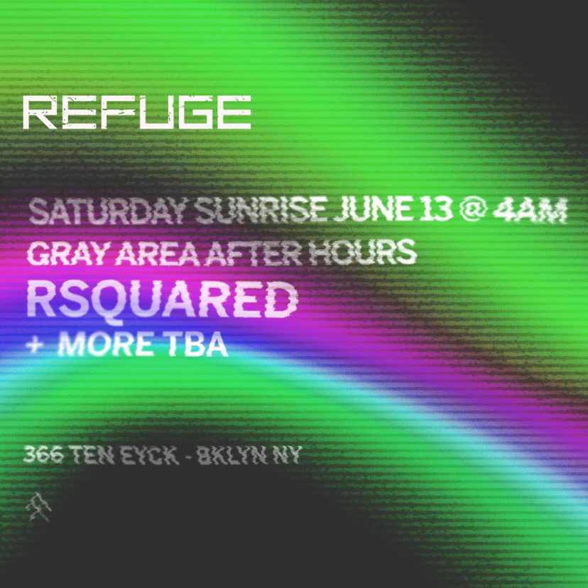 Sunrise Afterhours with Rsquared + More TBA event artwork