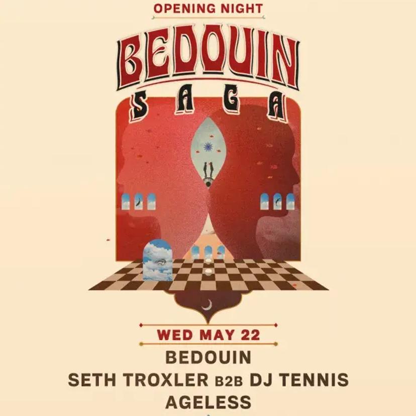 Bedouin | Saga Opening Party event artwork