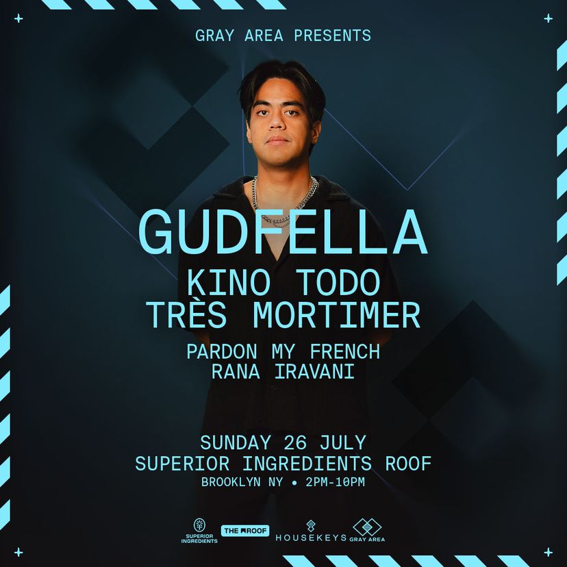 GUDFELLA with Très Mortimer, Kino Todo & Guests event artwork