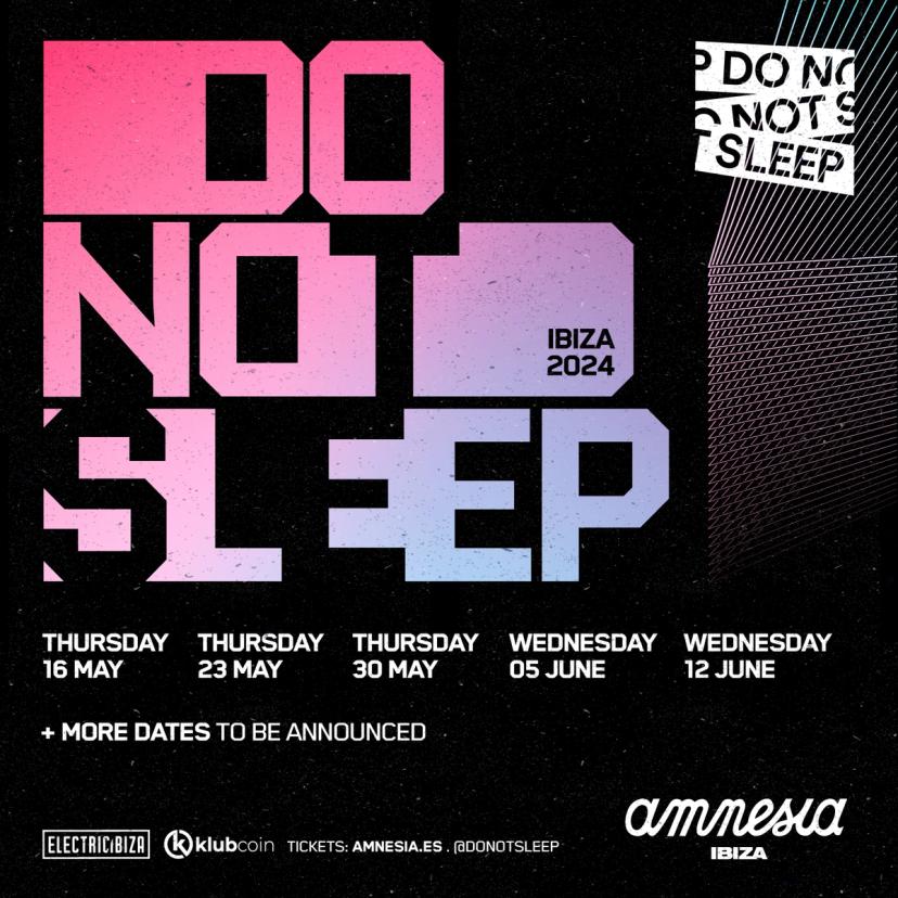 Do Not Sleep Opening Party event artwork