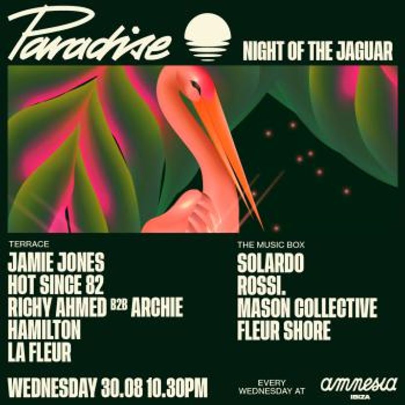 Paradise 'The Night of the Jaguar' event artwork