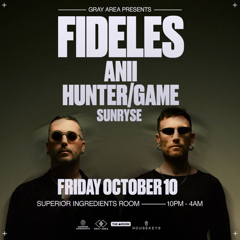 Fideles with ANII & Hunter/Game [Night Show] event artwork