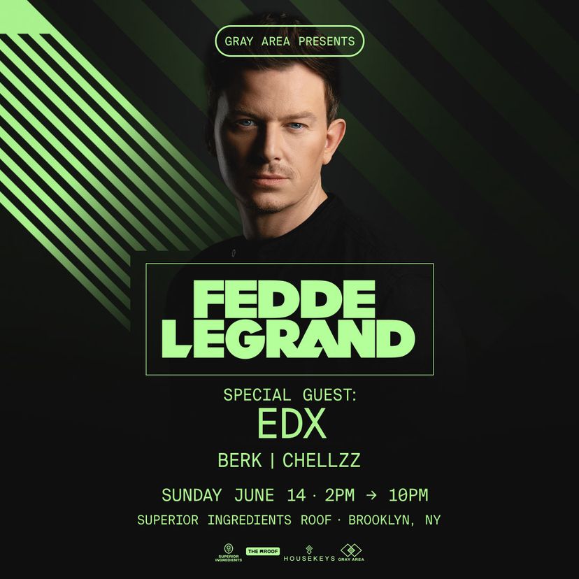 Fedde Le Grand with EDX & Guests event artwork