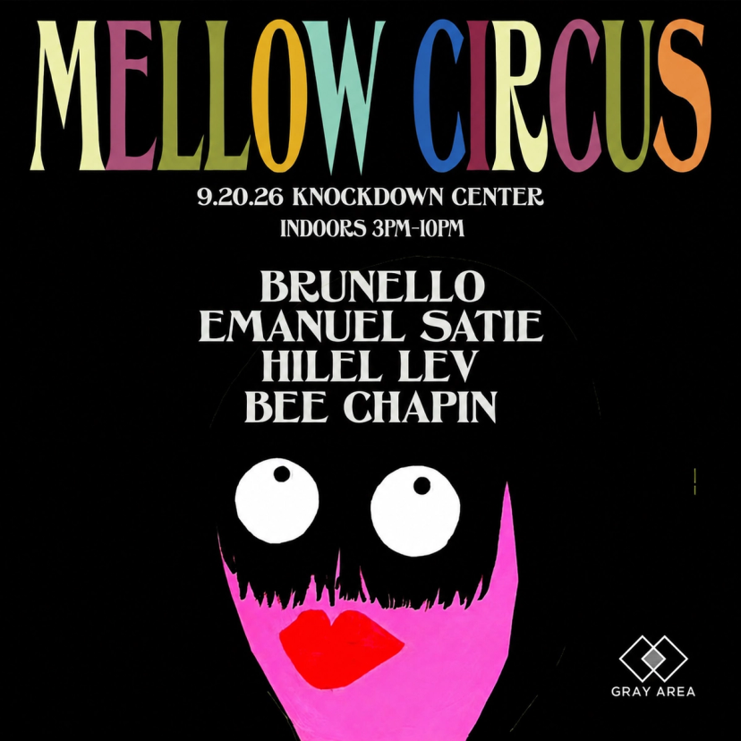 Brunello Presents Mellow Circus event artwork