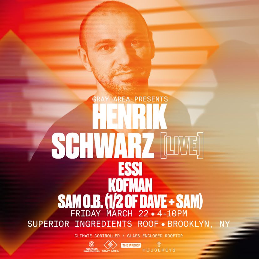 Henrik Schwarz [LIVE] & Guests event artwork