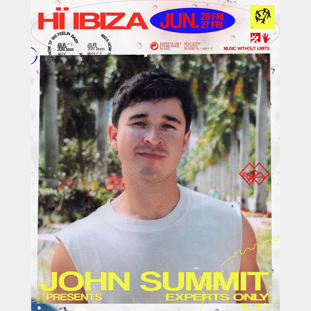 John Summit presents Experts Only event artwork