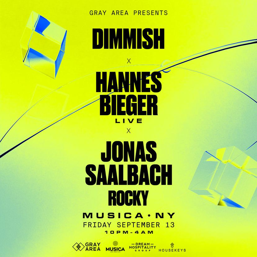 Hannes Bieger [LIVE] x Jonas Saalbach x Dimmish event artwork