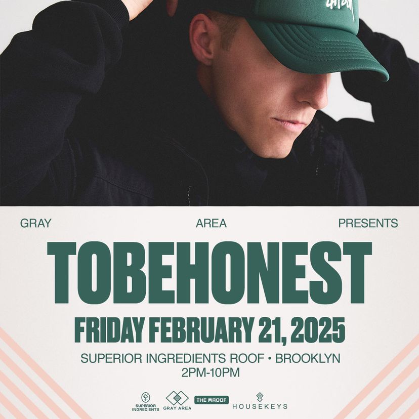 TOBEHONEST on The Roof event artwork