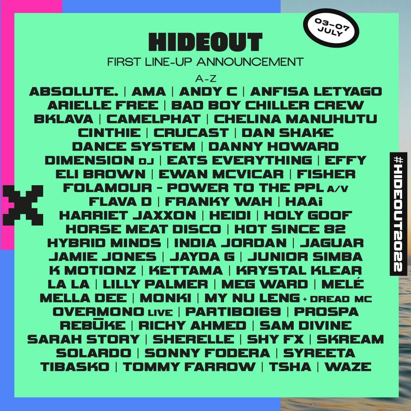 Hideout Festival event artwork