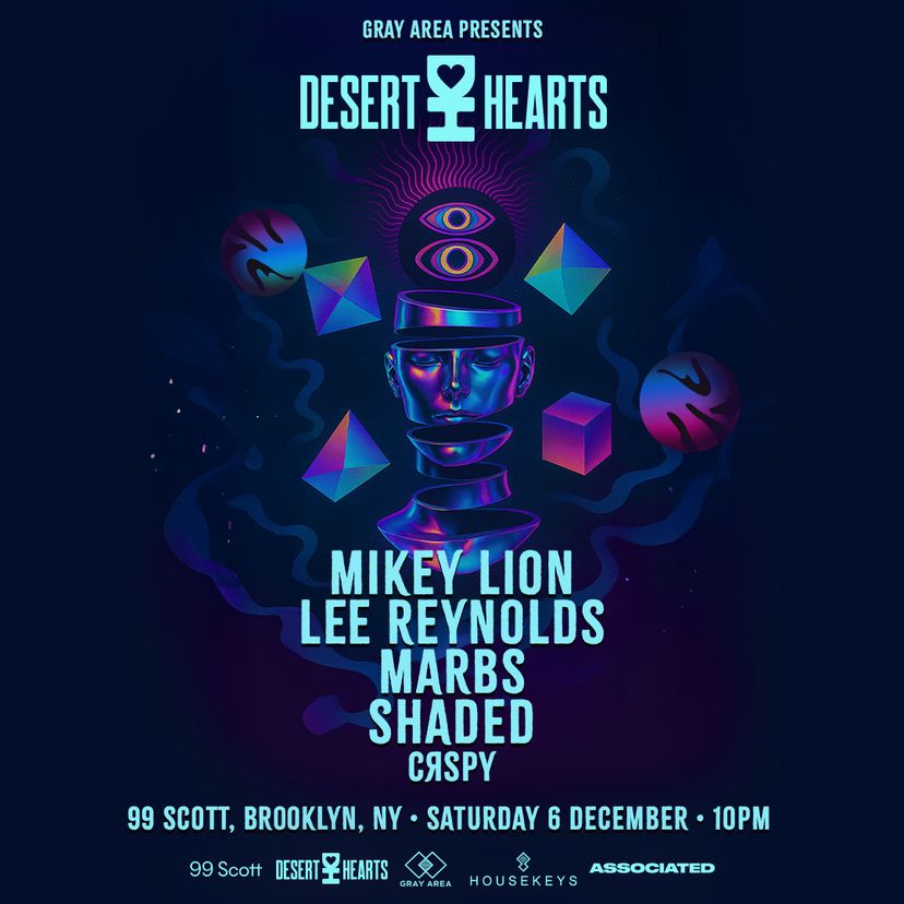 Desert Hearts New York event artwork