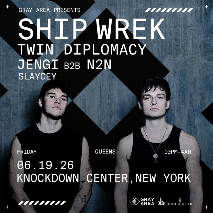 Ship Wrek with Twin Diplomacy & Guests event artwork
