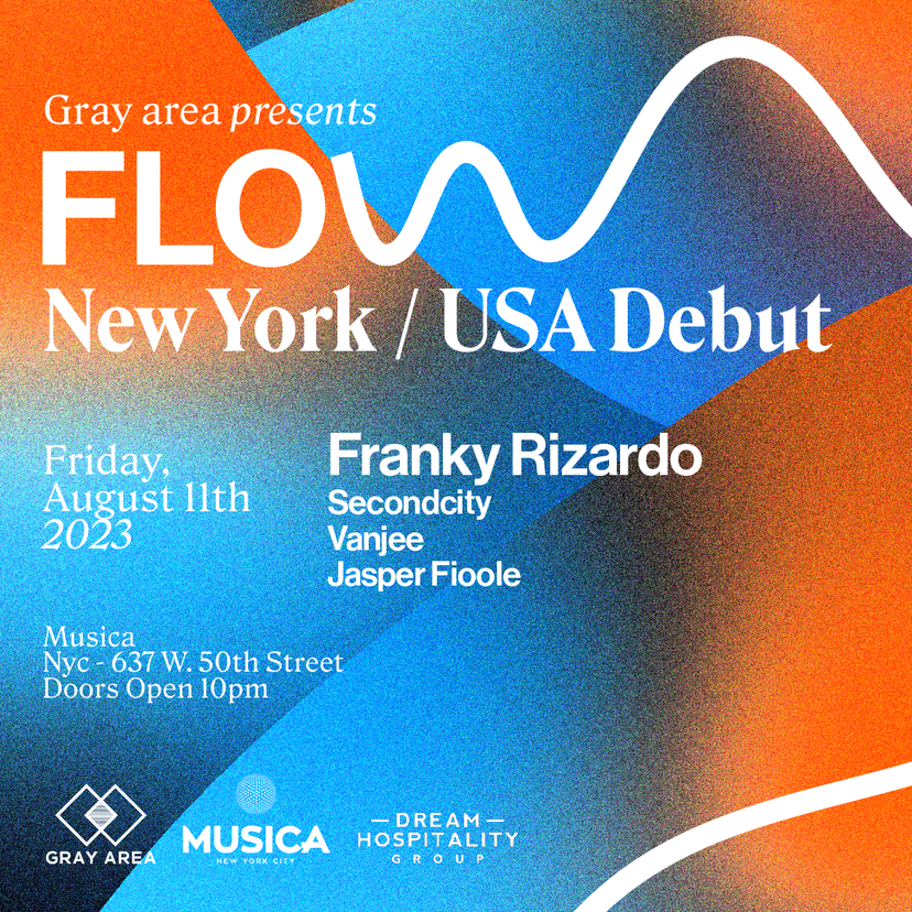 Debut: Franky Rizardo Presents FLOW with Secondcity, Vanjee + more event artwork