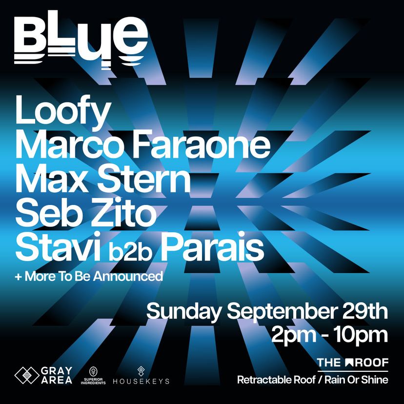 Blue: Marco Faraone w. Seb Zito, Loofy & more event artwork