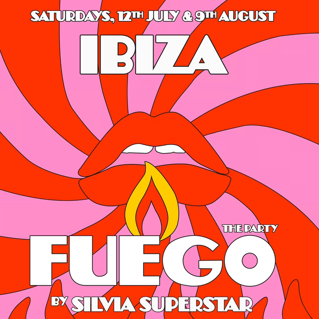 Fuego by Silvia Superstar event artwork