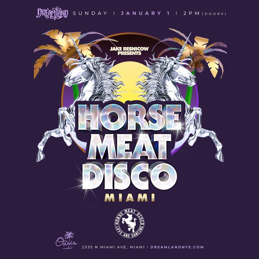 Horse Meat Disco Miami event artwork