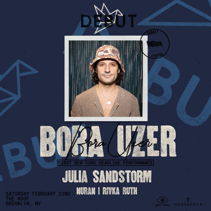 Debut: Bora Uzer First New York Headline Performance on The Roof event artwork