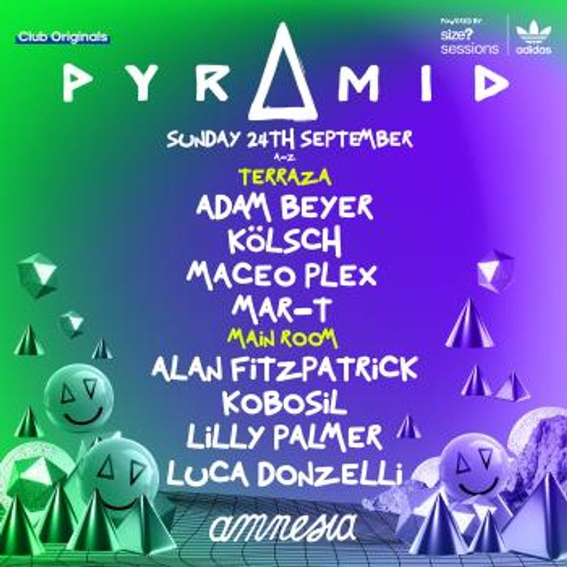 Pyramid with Adam Beyer, Kölsch and Alan Fitzpatrick event artwork