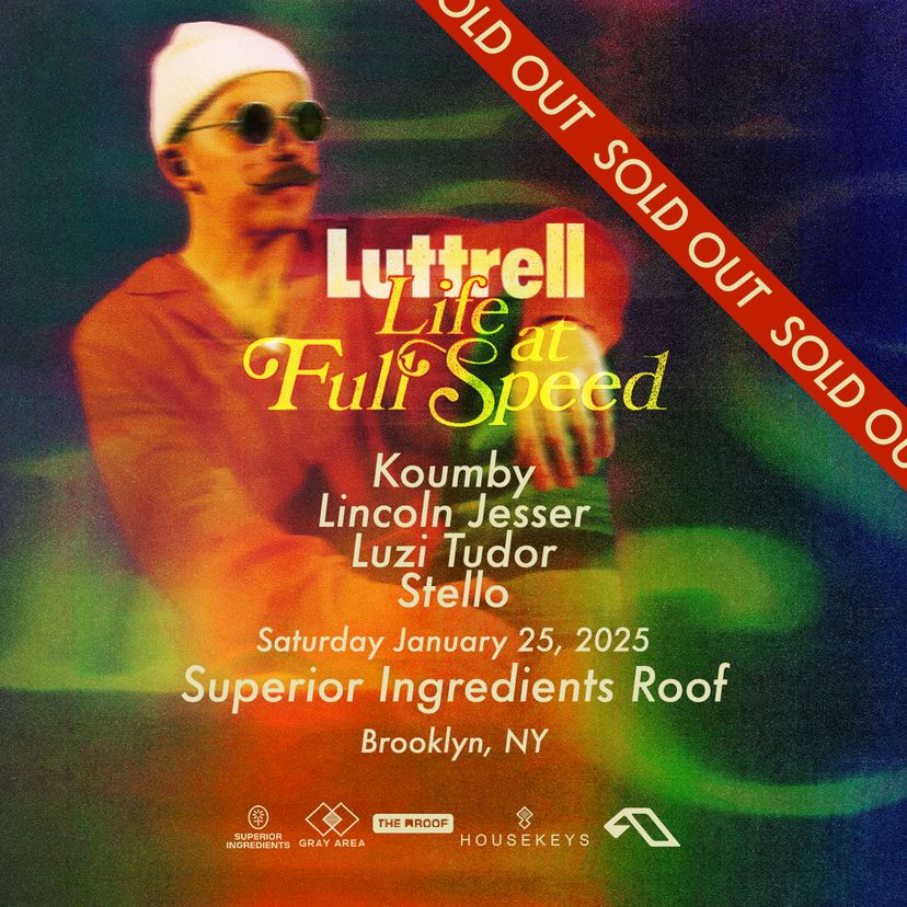 Luttrell: Life At Full Speed Tour event artwork