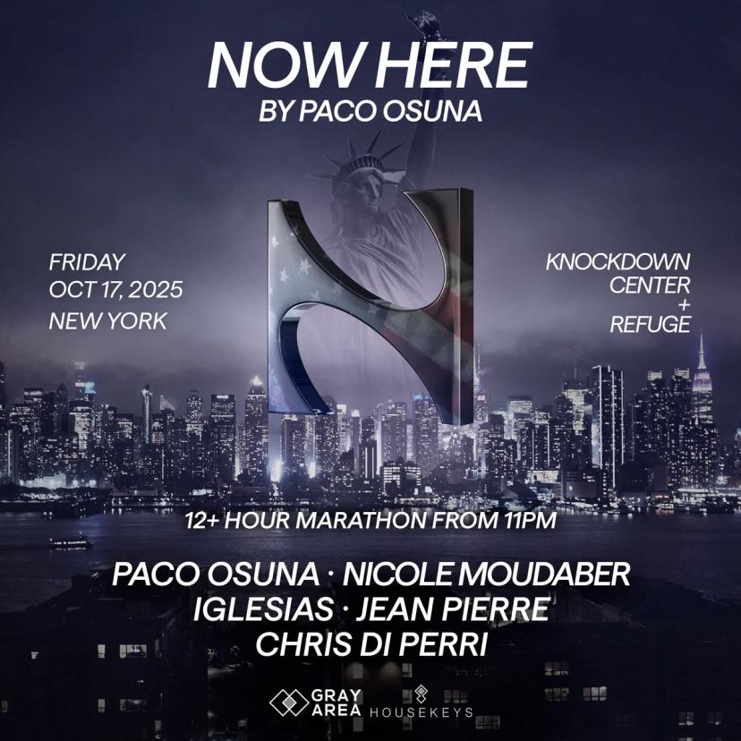 NOW HERE: After Party New York event artwork