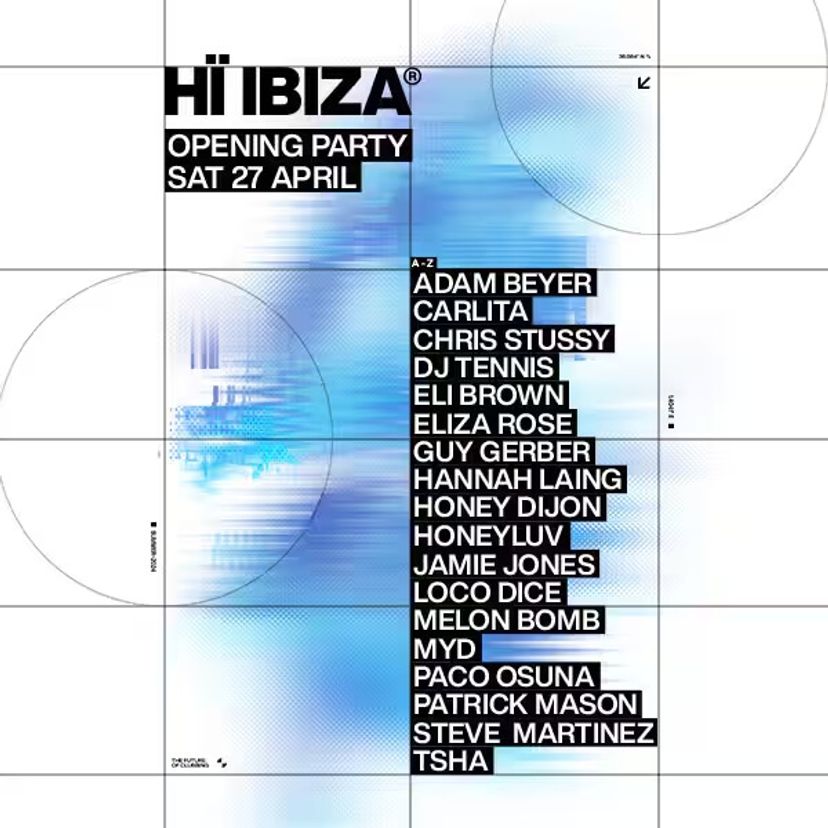 Hï Ibiza Opening Party event artwork