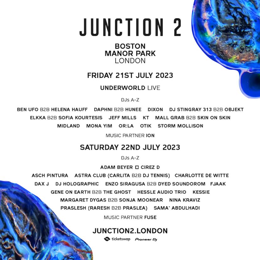 Junction 2 London 2023 event artwork