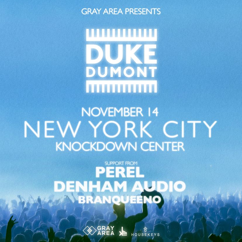 Duke Dumont w. Perel & Denham Audio event artwork