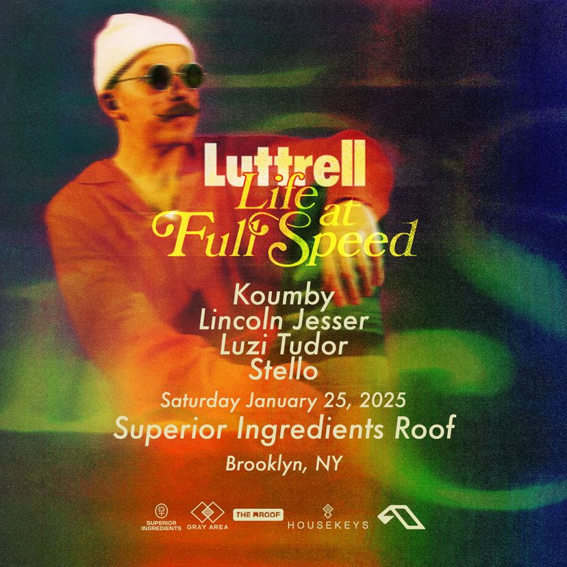 Luttrell: Life At Full Speed Tour event artwork