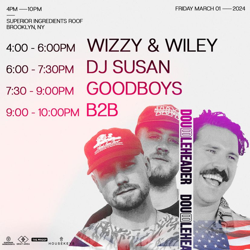 Doubleheader: Goodboys & DJ Susan event artwork