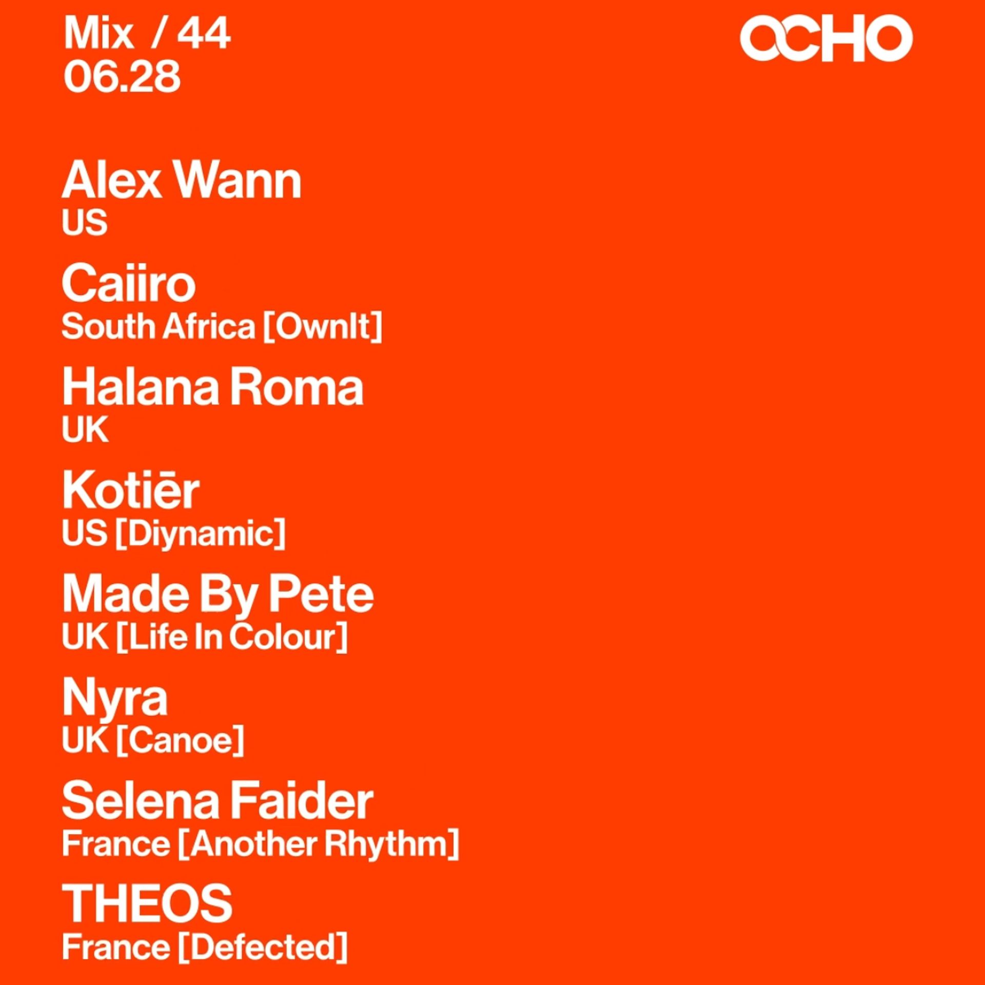 OCHO Episode #44 event artwork