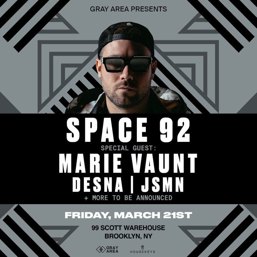 Space 92 w. Marie Vaunt event artwork