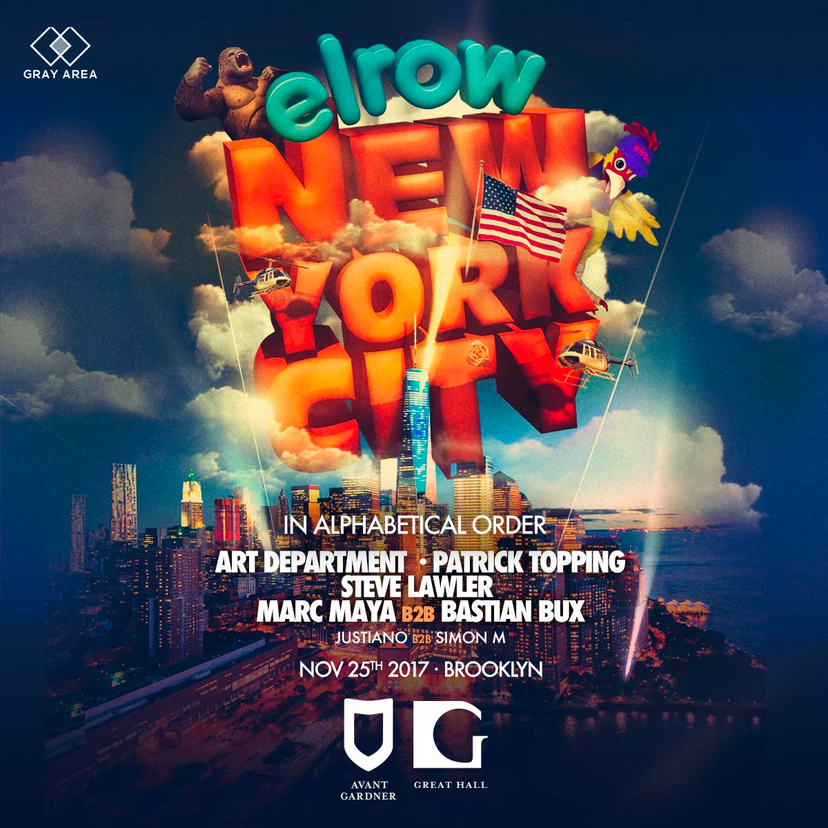 elrow event artwork