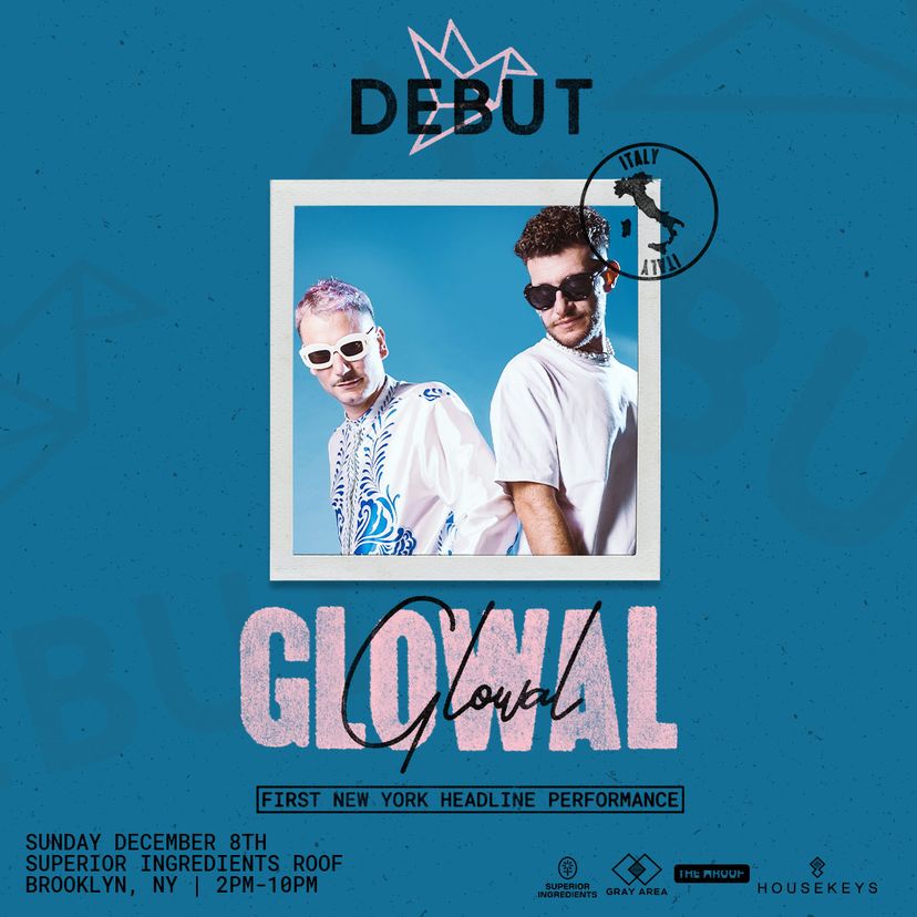 Glowal: New York Headline Debut event artwork