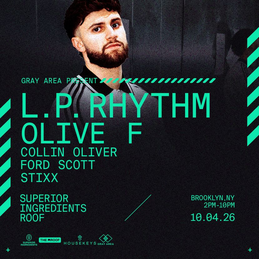 L.P. Rhythm & Guests event artwork