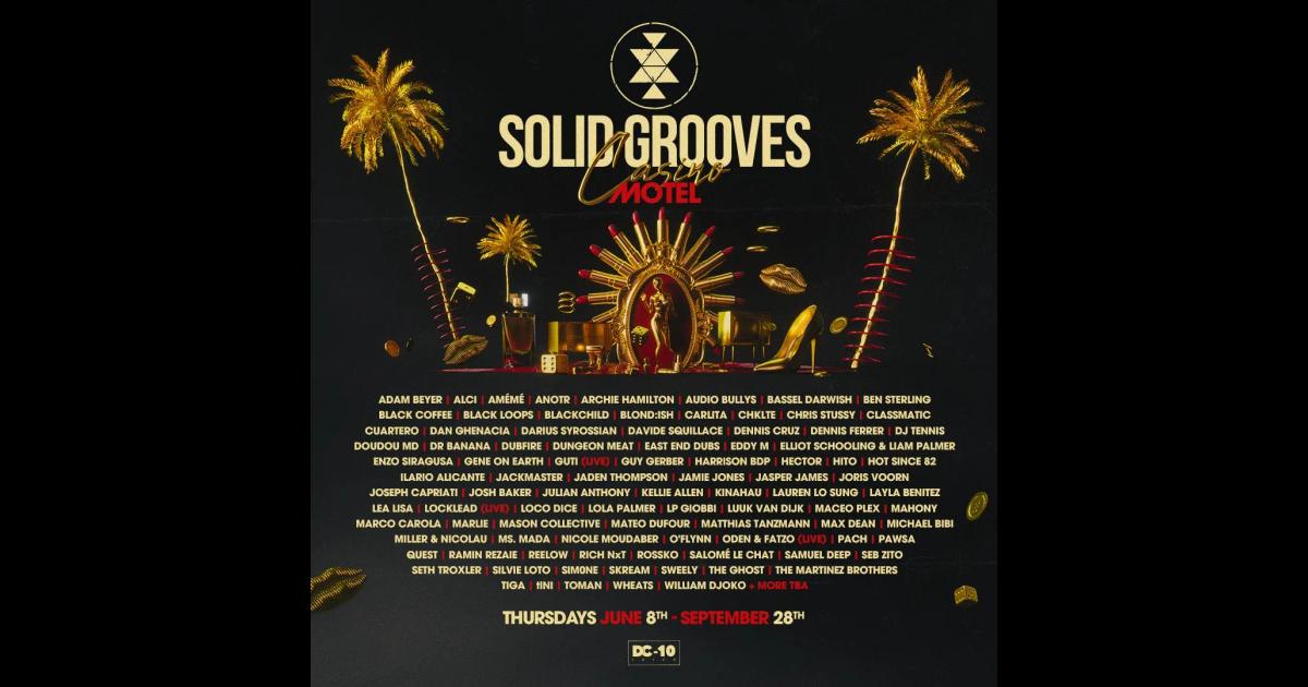 Solid Grooves Merch Solid Grooves at DC-10 Ibiza | Gray Area