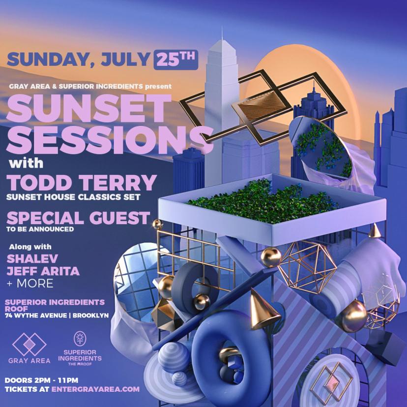 Sunset Sessions: Todd Terry / Special Guest & More event artwork