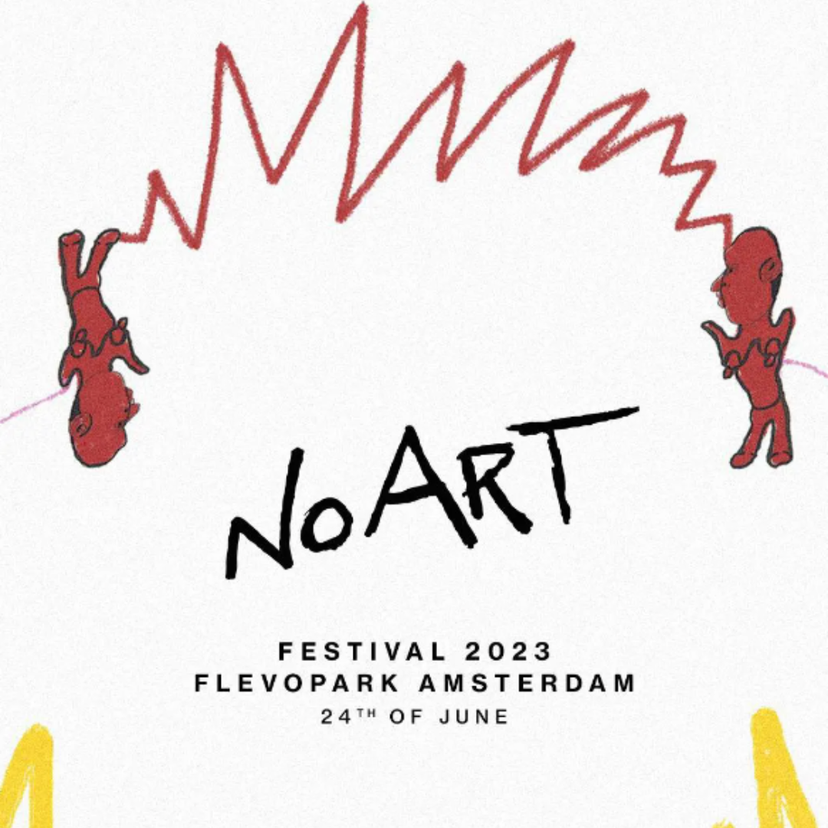 No Art Festival 2023 event artwork