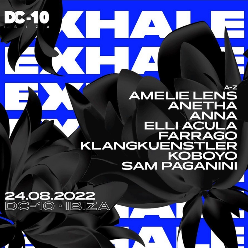 Exhale event artwork