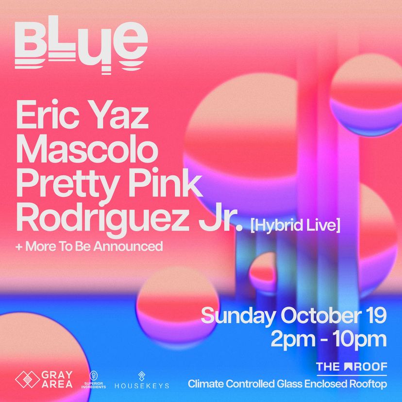 BLUE: Mascolo, Pretty Pink, Rodriguez Jr. [Hybrid Live] event artwork