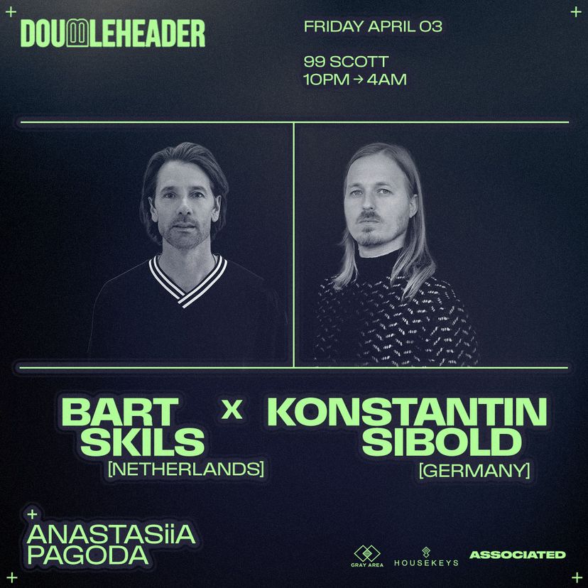 Doubleheader: Bart Skils x  Konstantin Sibold event artwork