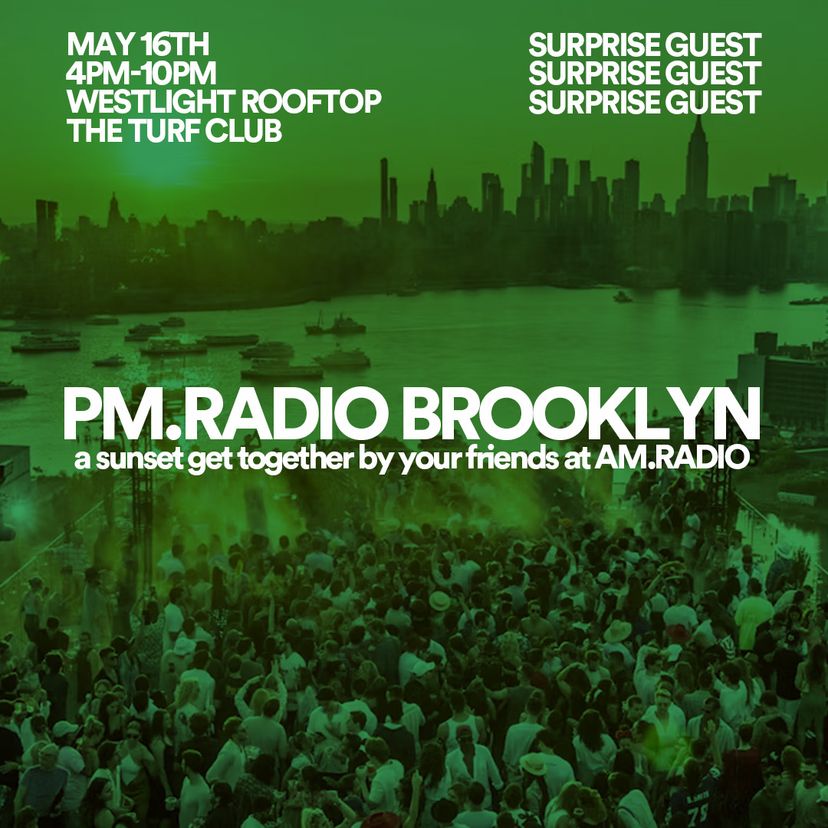 PM.RADIO Brooklyn with Special Guests event artwork
