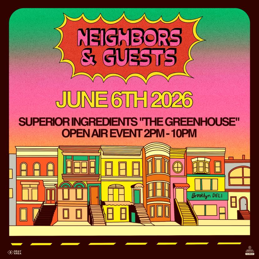 Neighbors & Guests event artwork