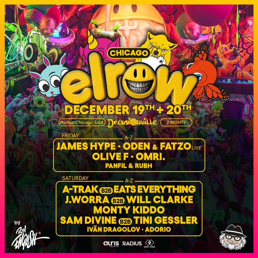elrow Chicago Weekender event artwork