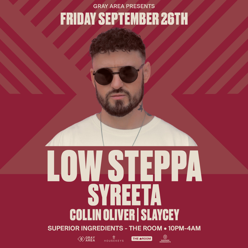 Low Steppa w. SYREETA event artwork